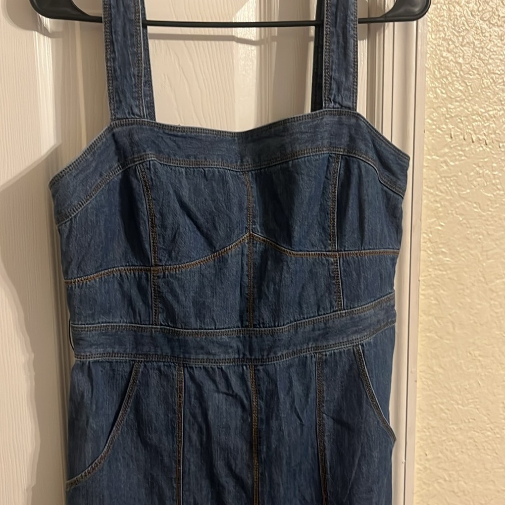 Anthropologie denim jumpsuit - Picture 6 of 13